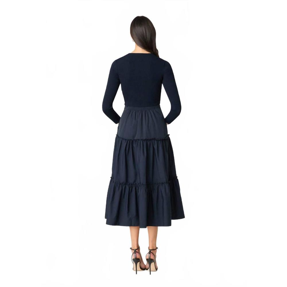 NEW SHOSHANNA magda knit dress in navy - Picture 2 of 3